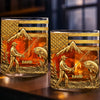 Custom 11oz Whiskey Glass - Personalized Birthday Fishing Gifts For Fisherman, Wine, Bourbon, Whiskey Lovers - Hooked On Golden Moments