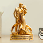 Custom Acrylic Plaque - Personalized Anniversary Wedding Gifts For Husband And Wife, Him And Her - With You, I Am Complete