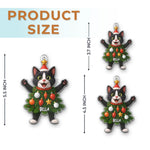 Custom Photo Acrylic Ornament - Personalized Christmas Birthday Gifts For Dog Cat Lovers, Dog Dad And Mom, Cat Owners - Festive Fur Real