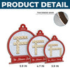 Custom Scrabble Wood & Acrylic Ornament - Personalized Christmas Birthday Gifts For Mom, Dad, Kids - Christmas Is Better Together