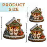 Custom Wood Ornament - Personalized Christmas Birthday Gifts For Chicken Lovers, Farmers - Merry Chickmas