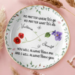 Custom Full-Print Round Jewelry Dish - Personalized Best Friend Birthday Gifts For Women, Besties, Sisters, BFF - More Than Friends, We’re Soulmates