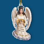 Custom Photo Acrylic Ornament - Personalized Pet Christmas Memorial Sympathy Gifts For Dogs, Cats - Until We Meet Again