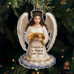 Custom Photo Acrylic Ornament - Personalized Pet Christmas Memorial Sympathy Gifts For Dogs, Cats - Until We Meet Again