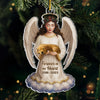 Custom Photo Acrylic Ornament - Personalized Pet Christmas Memorial Sympathy Gifts For Dogs, Cats - Until We Meet Again