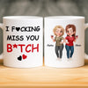 Custom Mug - Personalized Best Friend Birthday Gifts For Women, Besties, Sisters, BFF - Besties Make Life Brighter