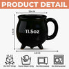 Custom Witch Cauldron Coffee Mug - New Arrival, Personalized Halloween Witchy Gifts For Besties, Sisters, BFF, Family, Yourself - Witching You A Wicked Brew AMZ
