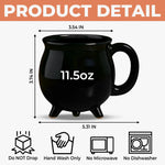 Custom Witch Cauldron Coffee Mug - New Arrival, Personalized Halloween Witchy Gifts For Besties, Sisters, BFF, Family, Yourself - Witching You A Wicked Brew AMZ