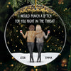 Custom Acrylic Ornament - Personalized Christmas Best Friend Birthday Gifts For Women, Besties, Sisters, BFF - Forever My Partner In Crime