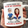 Custom Mug - Personalized Birthday Gifts For Mom, Dad, Daughter - My First Hero, My Forever Friend