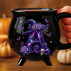 Custom 12oz Ceramic Cauldron Coffee Mug - Personalized Halloween Witchy Gifts For Besties, Sisters, BFF, Family, Yourself - Witchy Vibes Only