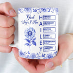 Custom Mug - Personalized Best Friend Birthday Gifts For Women, Besties, Sisters, BFF - God Says I Am Enough