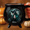 Custom 12oz Ceramic Cauldron Coffee Mug - Personalized Halloween Witchy Gifts For Besties, Sisters, BFF, Family, Yourself - Mystic Witch Vibes