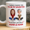 Custom Mug - Personalized Birthday Gifts For Mom, Daughter - No Bond Like A Mother And Daughter Bond