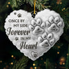 Custom Acrylic Ornament - Personalized Pet Christmas Memorial Sympathy Gifts For Dogs, Cats - Paws Forever Remembered