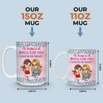 Custom Mug - Personalized Best Friend Birthday Gifts For Women, Besties, Sisters, BFF - Besties No Matter What