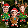 Custom Photo Acrylic Ornament - Personalized  Christmas Birthday Gifts For Mom, Dad, Kids - Christmas Squad Goals Unlocked