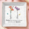 Custom Full-Print Jewelry Dish - Personalized Best Friend Birthday Gifts For Women, Besties, Sisters, BFF  - Old Friends, New Flowers