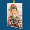Custom Photo Acrylic Ornament - Personalized  Christmas Birthday Gifts For Mom, Dad, Kids - Mistletoe Mischief Maker