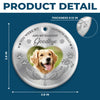 Custom Photo Ceramic Ornament - Personalized Pet Christmas Memorial Sympathy Gifts For Dogs, Cats - My Angel With Paws