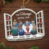 Custom Acrylic Ornament - Personalized Christmas Memorial Sympathy Gifts For Loss Of Mom, Dad - Forever With You