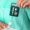 Custom Acrylic Badge Reel - Personalized Birthday Gifts For Nurse - Healthcare Hero On Duty