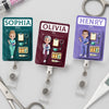 Custom Acrylic Badge Reel - Personalized Birthday Gifts For Nurse - Healthcare Hero On Duty