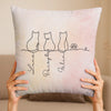 Custom Pillow - Personalized Pet Memorial Sympathy Gifts For Cats - Minimalist Cats, Maximal love