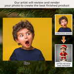 Custom Photo Acrylic Ornament - Personalized Christmas Birthday Gifts For Kids - Oh What Fun
