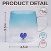 Custom Gradient Glass Mug - Personalized Best Friend Birthday Gifts For Women, Besties, Sisters, BFF - Life’s Better With Besties Like Us