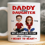 Custom Mug - Personalized Birthday Gifts For Dad, Daughter - A Bond Time Can’t Break