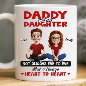 Custom Mug - Personalized Birthday Gifts For Dad, Daughter - A Bond Time Can’t Break