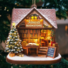 Custom Wood Ornament - Personalized Bookish Christmas Gifts For Book Lovers, Bookworms, Readers - A Book Lover’s Holiday Dream