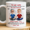 Custom Mug - Personalized Birthday Gifts For Dad, Son - Strong Roots, Strong Son