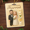 Custom Photo Acrylic Ornament - Personalized Anniversary Christmas Wedding Gifts For Husband And Wife, Him And Her - Unbox The Love Story