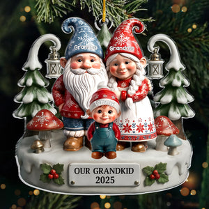 Custom Acrylic Ornament - Personalized Christmas Birthday Gifts For Mom, Dad, Grandma, Grandpa, Kids - Together Home Feels More Magical