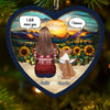 Custom Wood Ornament - Personalized Pet Christmas Memorial Sympathy Gifts For Dogs, Cats  - Always Loved Always Remembered