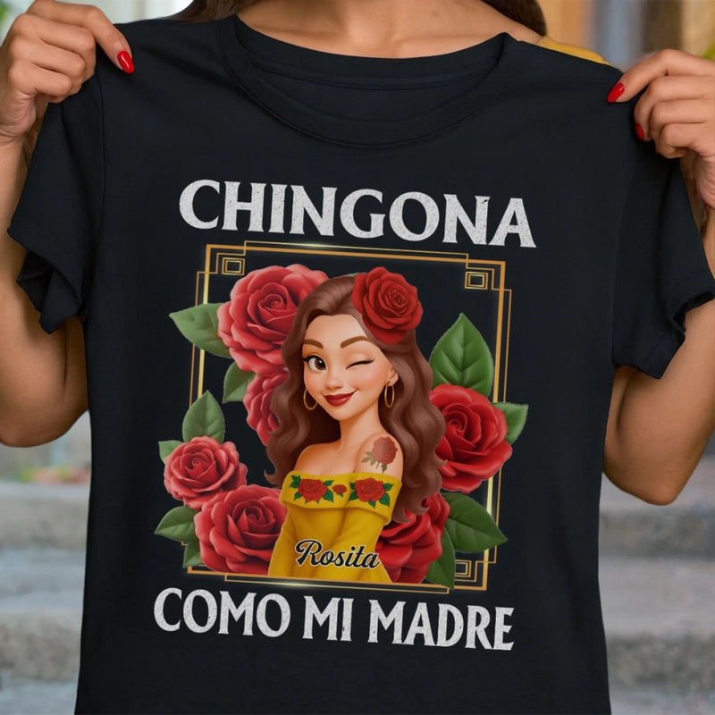 Custom Unisex T-shirt, Premium T-shirt, Hoodie - Personalized Hispanic Month Birthday Gifts For Hispanics And Latinos, Women - Roses Are Red, Attitude Is Hotter