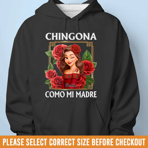 Custom Unisex T-shirt, Premium T-shirt, Hoodie - Personalized Hispanic Month Birthday Gifts For Hispanics And Latinos, Women - Roses Are Red, Attitude Is Hotter