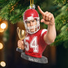 Custom Photo Acrylic Ornament - Personalized Christmas Birthday Sport Gifts For Sports Lovers - Fueling Life Through Power Of Sport
