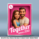 Custom Photo Rectangle Shaped Acrylic Plaque - Personalized Anniversary Wedding Gifts For Husband And Wife, Him And Her - You And Me Always