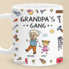 My Favorite Gang Calls Me Grandpa - Family Personalized Custom 3D Inflated Effect Printed Mug - Father's Day, Gift For Dad, Grandpa