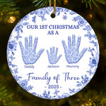 Custom Ceramic Ornament - Personalized Christmas Birthday Gifts For Mom, Dad, Kids - Where Love Lives