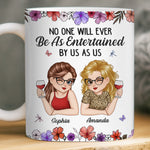 Custom Mug - Personalized Best Friend Birthday Gifts For BFF, Besties, Sisters - Partners In Wine And Chaos