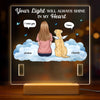 Custom Pet Loss Memorial Light - Personalized Pet Memorial Gifts For Dogs, Cats - Always In My Heart