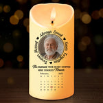 Custom Photo Your Loved One Is Now Your Guardian Angel - Memorial Personalized Custom LED Candle - Sympathy Gift For Family