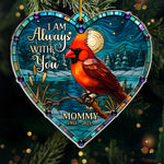 Custom Acrylic Ornament - Personalized Christmas Memorial Sympathy Gifts For Mom - Guided By Your Spirit