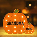 Custom Shaped Light Box - Personalized Autumn Birthday Gifts For Mom, Dad, Kids - Home Is Where Love Grows