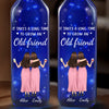Best Friends Make The Best Memories - Bestie Personalized Custom Blue Bottle Lamp - Gift For Best Friends, BFF, Sisters
