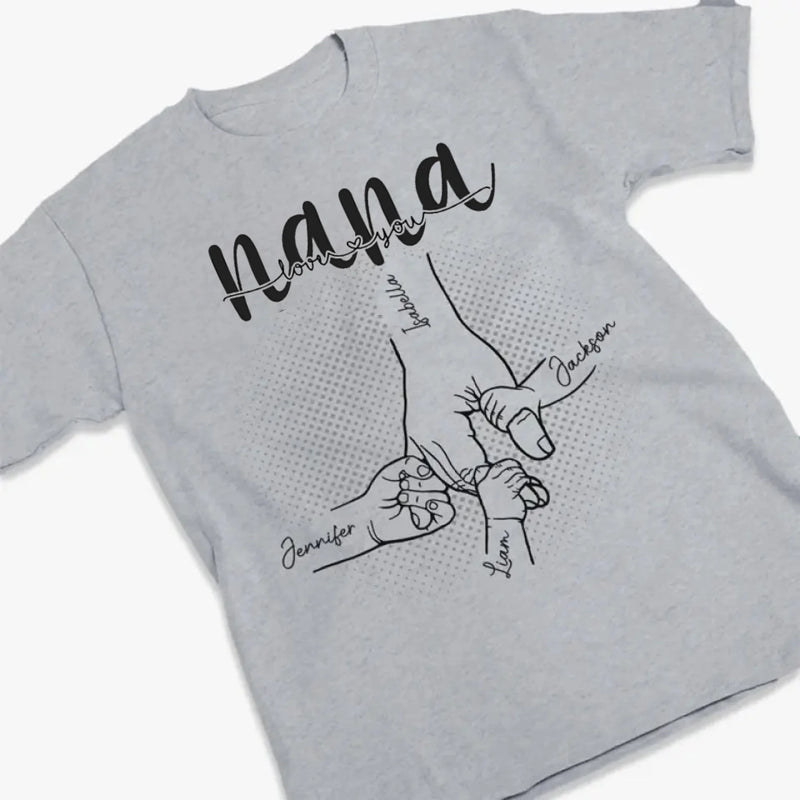 Custom Unisex T-shirt, Hoodie, Sweatshirt - Personalized Mother's Day Birthday Gifts For Mom, Grandma - A Mother's Love Is Forever & Always